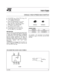 Datasheet 74V1T384 manufacturer STMicroelectronics