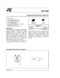 Datasheet 74V1T66 manufacturer STMicroelectronics