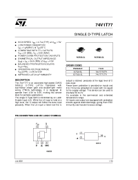 Datasheet 74V1T77STR manufacturer STMicroelectronics