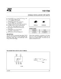 Datasheet 74V1T86STR manufacturer STMicroelectronics