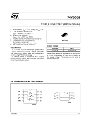 Datasheet 74V2G05 manufacturer STMicroelectronics