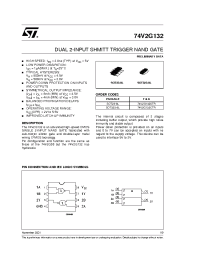Datasheet 74V2G132CTR manufacturer STMicroelectronics