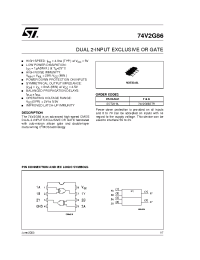Datasheet 74V2G86STR manufacturer STMicroelectronics