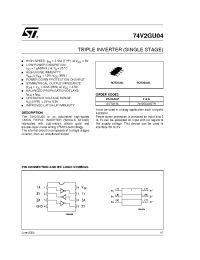 Datasheet 74V2GU04STR manufacturer STMicroelectronics
