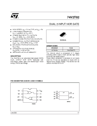 Datasheet 74V2T02STR manufacturer STMicroelectronics