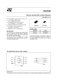 Datasheet 74V2T05CTR manufacturer STMicroelectronics