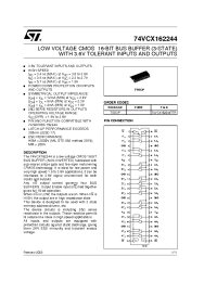 Datasheet 74VCX162244 manufacturer STMicroelectronics