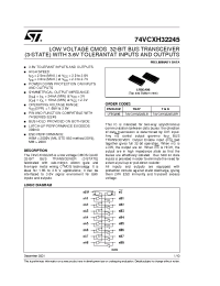 Datasheet 74VCXH32245LBR manufacturer STMicroelectronics