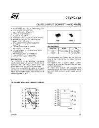 Datasheet 74VHC132MTR manufacturer STMicroelectronics