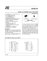 Datasheet 74VHC157 manufacturer STMicroelectronics