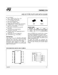 Datasheet 74VHC174TTR manufacturer STMicroelectronics