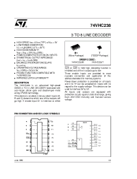 Datasheet 74VHC238 manufacturer STMicroelectronics