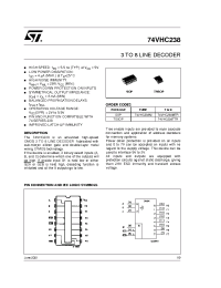 Datasheet 74VHC238TTR manufacturer STMicroelectronics