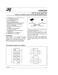 Datasheet 74VHC244M manufacturer STMicroelectronics