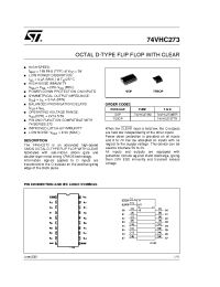 Datasheet 74VHC273MTR manufacturer STMicroelectronics