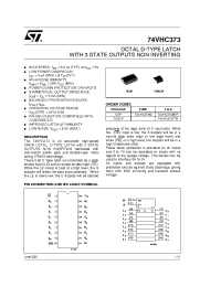 Datasheet 74VHC373MTR manufacturer STMicroelectronics