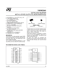 Datasheet 74VHC541M manufacturer STMicroelectronics