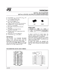 Datasheet 74VHC541MTR manufacturer STMicroelectronics