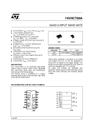 Datasheet 74VHCT00ATTR manufacturer STMicroelectronics