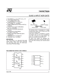 Datasheet 74VHCT02AM manufacturer STMicroelectronics