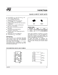 Datasheet 74VHCT02ATTR manufacturer STMicroelectronics