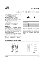 Datasheet 74VHCT03AT manufacturer STMicroelectronics