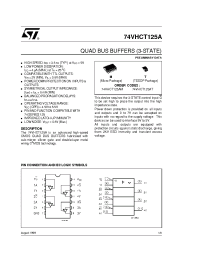 Datasheet 74VHCT125A manufacturer STMicroelectronics