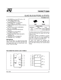 Datasheet 74VHCT126A manufacturer STMicroelectronics