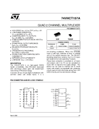 Datasheet 74VHCT157A manufacturer STMicroelectronics