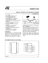 Datasheet 74VHCT174A manufacturer STMicroelectronics