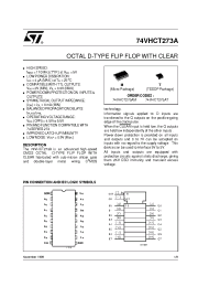 Datasheet 74VHCT273AT manufacturer STMicroelectronics