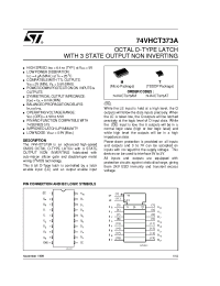 Datasheet 74VHCT373AM manufacturer STMicroelectronics