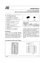 Datasheet 74VHCT541AMTR manufacturer STMicroelectronics