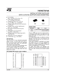Datasheet 74VHCT574ATTR manufacturer STMicroelectronics