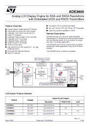 Datasheet ADE3800SXL manufacturer STMicroelectronics
