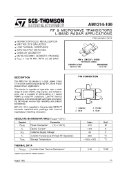 Datasheet AM1214-100 manufacturer STMicroelectronics