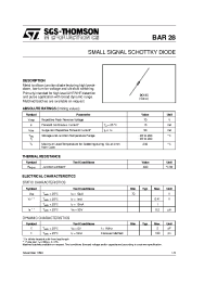 Datasheet BAR28 manufacturer STMicroelectronics