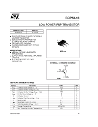 Datasheet BCP53-16 manufacturer STMicroelectronics