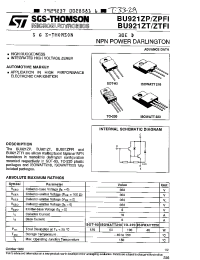 Datasheet BU921ZT manufacturer STMicroelectronics