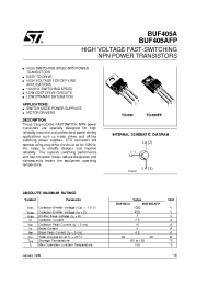 Datasheet BUF405A manufacturer STMicroelectronics
