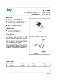 Datasheet BUL3P5 manufacturer STMicroelectronics