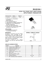 Datasheet BULB128 manufacturer STMicroelectronics