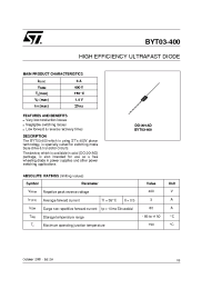 Datasheet BYT03-400RL manufacturer STMicroelectronics