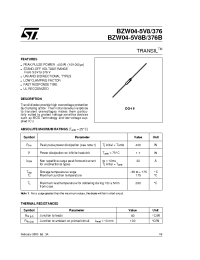 Datasheet BZW04-102B manufacturer STMicroelectronics