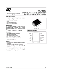 Datasheet CLP200M-TR manufacturer STMicroelectronics