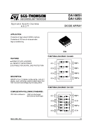 Datasheet DA112S manufacturer STMicroelectronics