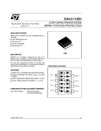 Datasheet DALC112S1RL manufacturer STMicroelectronics