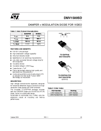 Datasheet DMV1500SDFD6 manufacturer STMicroelectronics