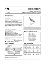 Datasheet EMIF06-HMC01F1 manufacturer STMicroelectronics