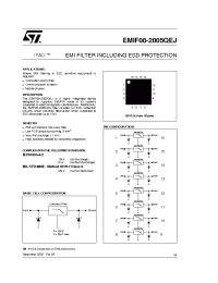 Datasheet EMIF08-2005 manufacturer STMicroelectronics